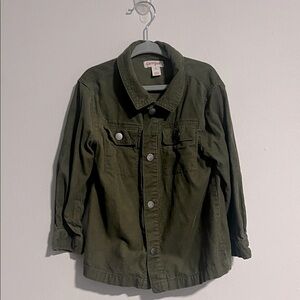 Cat & Jack Dark Green Jean Jacket